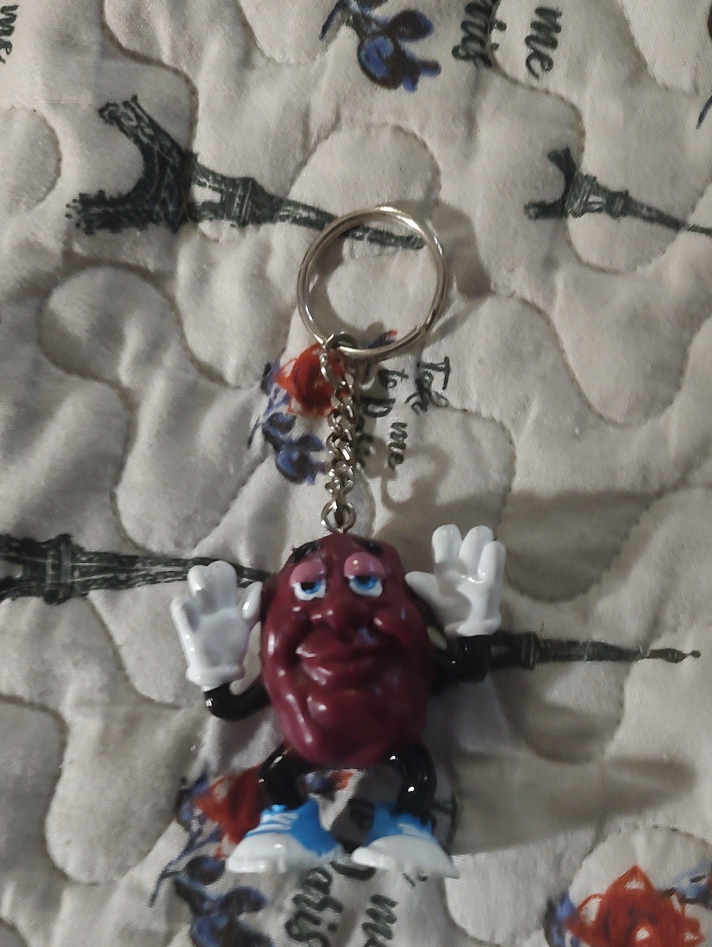Kids Keychain Charm - Purple Raisin Character
